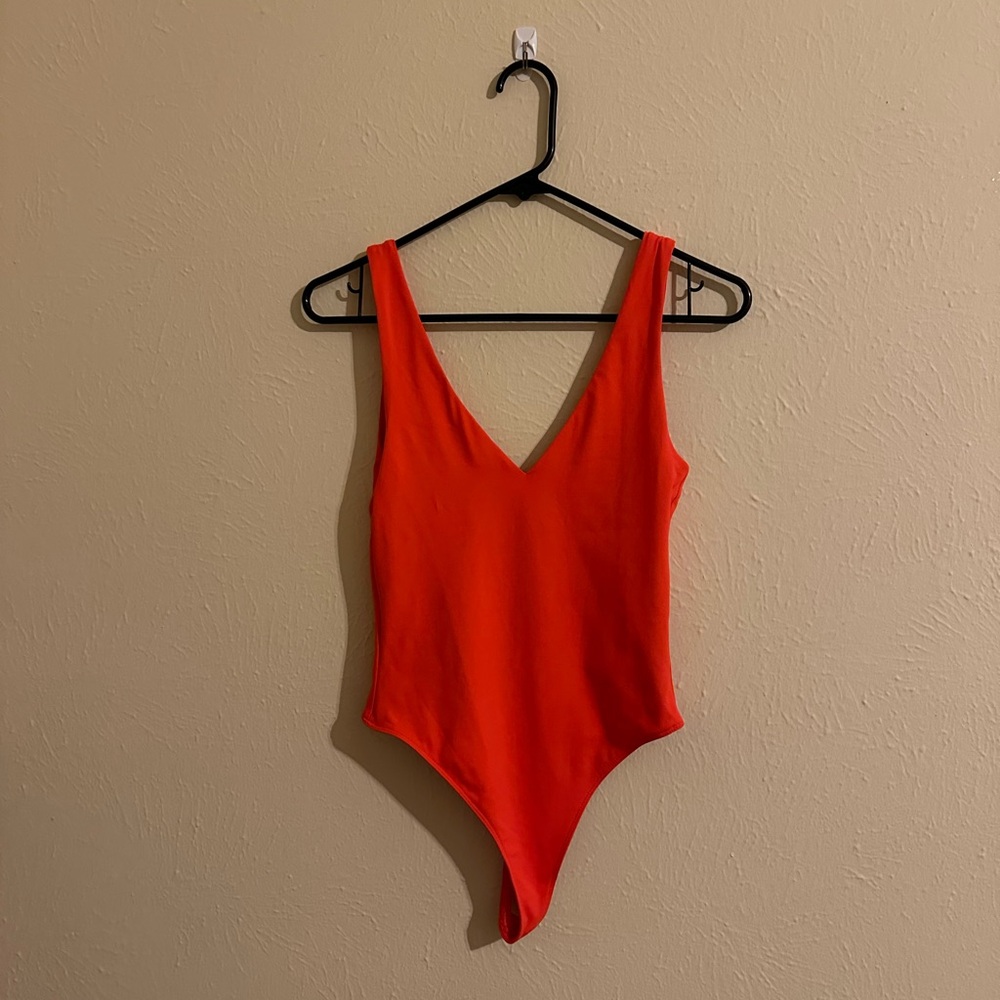 Stretchy, Soft Unitard 🧡❤️